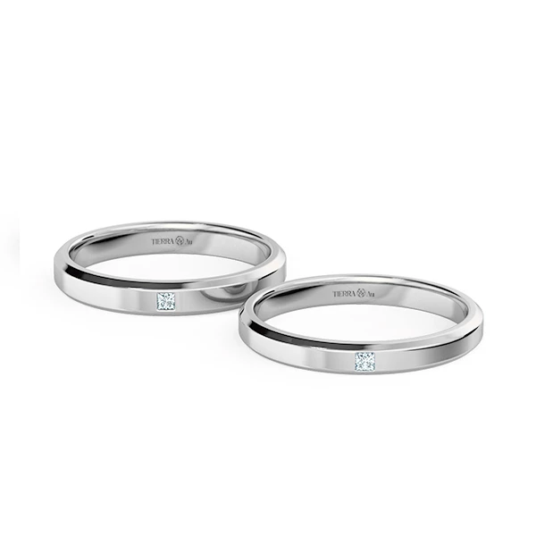 Modern Wedding Band Set NCC2035 1